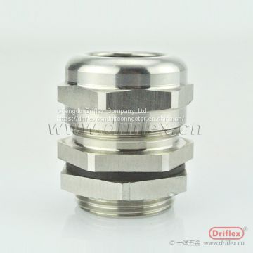 Driflex nickel brass cable glands m10 *1.5 waterproof connector