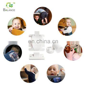 new products safety baby magnetic cabinet locks 4 locks + 1 key hidden drawer lock for baby