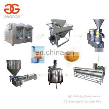 High Output Roasted Sesame Almond Paste Peeler Making Plant Peanut Butter Production Equipment