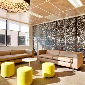 Customized lobby decorative partition stainless steel screen