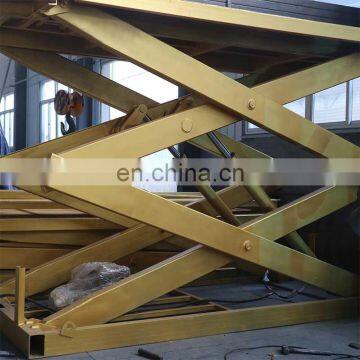 7LSJC Shandong SevenLift portable mobil hydraulic inground car door lift scissor lift hydraulic lift 3000 kg