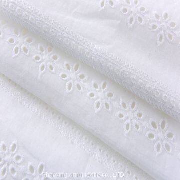 indonesia  lace white 100  %  cotton dress fabric thick embroidered
