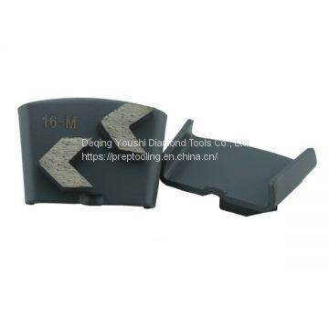 True Shine Brand Metal Bond Diamond Concrete Grinding Plate/shoe/segment/disc for HTC Machine photo-3