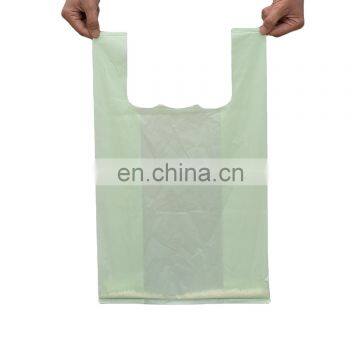 Durable 100 Biodegradable Compostable Plastic Packaging T-shirt bags