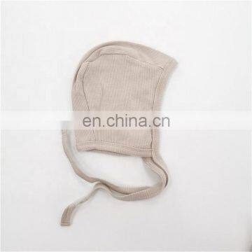 Organic Cotton Baby Sleeping Hat Bonnet Baby Hats Snapback photo-5