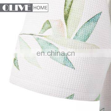 Unisex Western Super Soft All Pattern Accept Printed Waffle Cotton Hotel Bathrobe photo-5