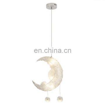 Star Moon Children's Room Lighting Creative Personality Chandelier Restaurant Bedroom Warm Lighting