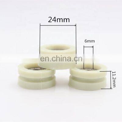 Cable Rope Pulley Wheels With Bearings Small Nylon Plastic Pulley
