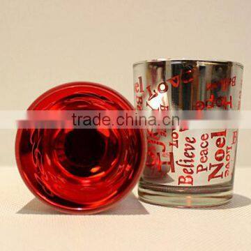 glass electroplating candle cup