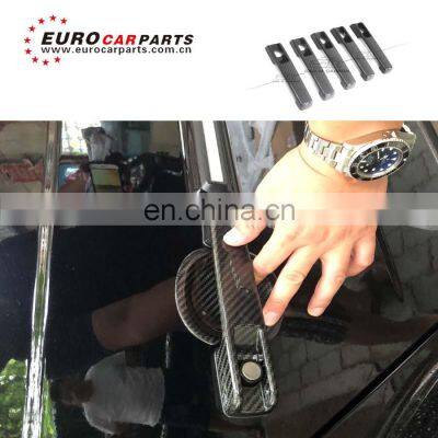 2019 G class w464 g63 g500 Carbon Fiber Door Handle cover for G wagon w464 G63 G500 carbon finber outside parts