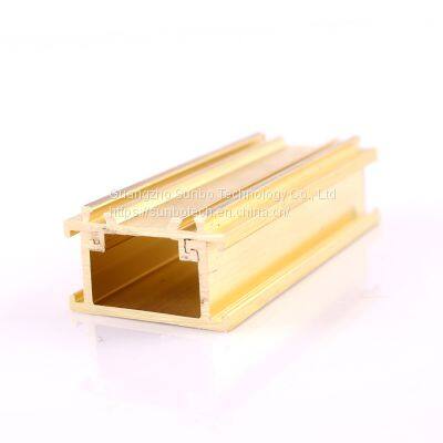 Customized Extruded Brass Profile Brass Window Track photo-2