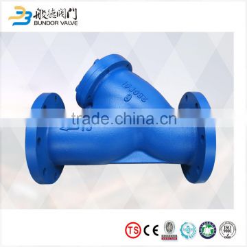 DIN Standard Double Flange End Y Type Strainer Price