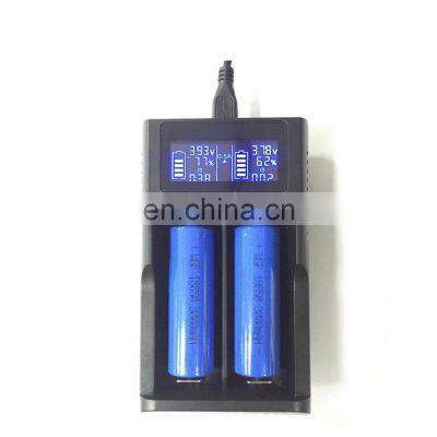 Smart LCD USB Battery Charger for 26650 18650 18500 18350 17670 16340 14500 10440 lithium 3.7V