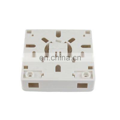 Wall Mounted Indoor Fiber Optic Outlet Box 2 Port 86 Type Fiber Optic Faceplate photo-5