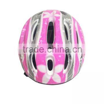 kid's color-printed design outdoor bicycle&bike helmet
