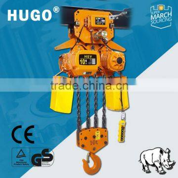 3ton Electric Chain Hoist With Electric Trolley, Crane Hometown of China Hot Sale