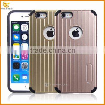 wholesale mobile hybrid combo hard back cover case for iphone 6 plus