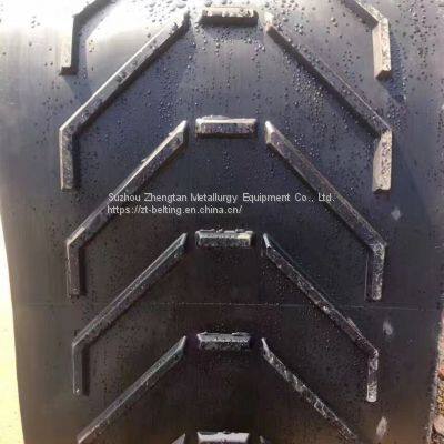 High Quality Chevron V Rubber Conveyor Belt Pattern Belt