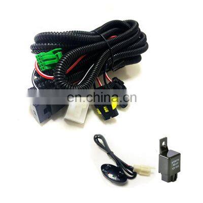 Universal Car light Wire Harness Roof Spotlight Front Lamp Line Group