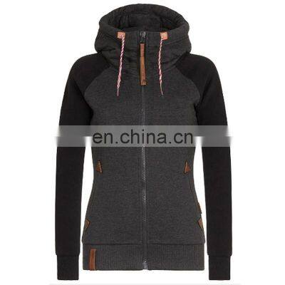 Factory Custom New Fashion Women's Spring and Autumn Long-sleeved Casual Sports Hooded Zipper Start Sweater Jacket Women photo-4