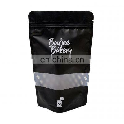 Promotion ziplock stand up pouches plastic candy bags with window