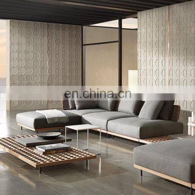 European style Outdoor furniture Terrace Garden outdoor recliner sofa set