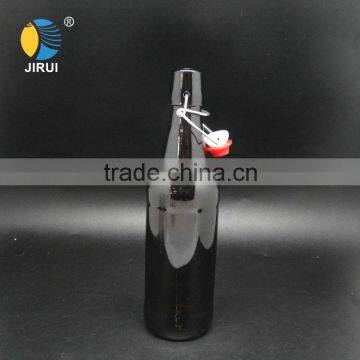 Wholesale 500ml High Quality Food Grade Amber Glass Beer Bottle With Swing Top photo-5