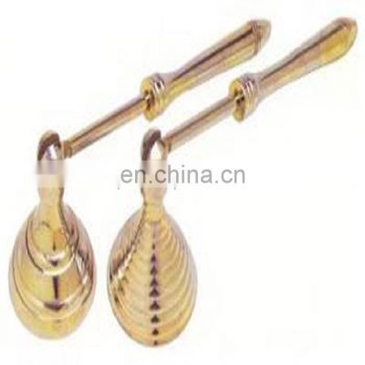 gold plated metal snuffer