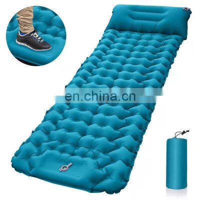 Personalized Outdoor Sleeping Nylon Dirt Free Foldable Bed Floor Inflatable Camping Mat photo-2