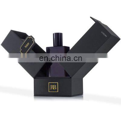 Empty glass bottle box for perfume samples empty packing sets private logo perfume boxes packaging