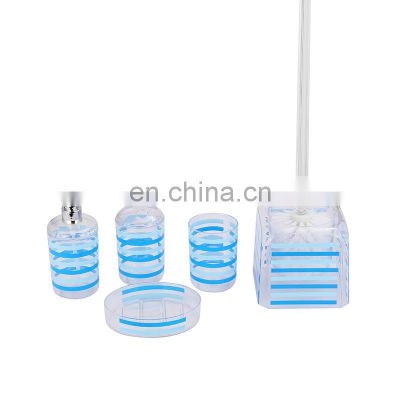 Hotel room use complete bathroom set Acrylic oap Dish