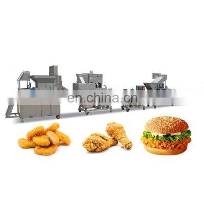 Large capacity chicken patty forming line patty maker machine