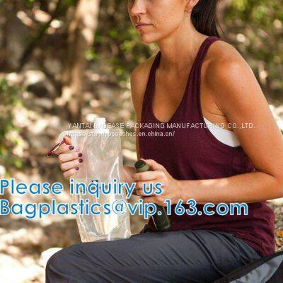 Portable Collapsible Hiking Water Container Foldable Water Bag 5 Liters,5L BPA Free Collapsible Water Bottle Handy Bags photo-4