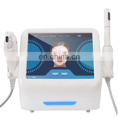 Non-invasive 2 in 1 portable 4d 3d 2d hifu vaginal tightening skin wrinkle removal hifu machine