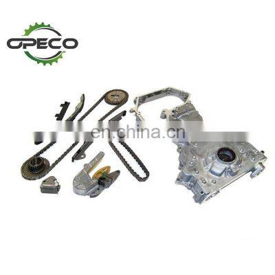For Nissan Altima Sentra 2.5L QR25DE Timing Cover Oil Pump Chain Kit 13500-6N203 13500-6N20B 13500-8J002 15010-ED80C 9-4212S