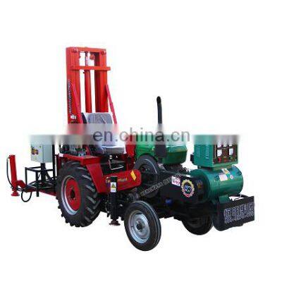 Tractor positive circulation water drilling rig borehole drilling machine