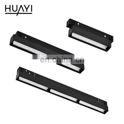 HUAYI Wholesale Price Modern Wall Washer Lamp 6w 12w 18w Magnetic Ceiling  LED Track Light