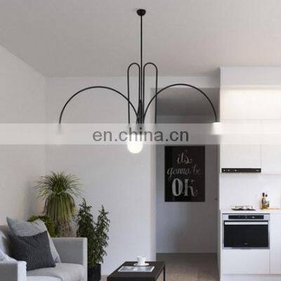 Modern Simple LED Hanging Light Bedroom Exhibition Hall Restaurant Bar Pendant Light Creative Magic Beans Chandelier