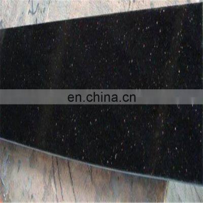 High Quality Black Granite Slabs, Black Galaxy Slab