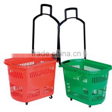 carry shopping basket with castors