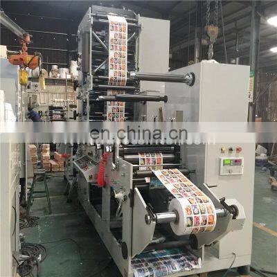 UTR480-6 Six Color Narrow Web BOPP PE PP Paper Adhesive Label Flexo Printing Machine, Laser Foam Market Sticker Press Printer photo-5