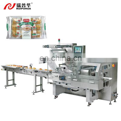 Biscuits cracker automatic horizontal packaging machine cookies flow wrapping machine