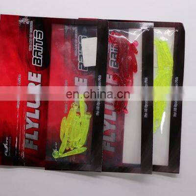 FLYLURE 40mm Fishlure Soft Bait Tail Sea Bass Fishing Lures Soft Lure Artificial Worm Lures Soft Baits photo-4