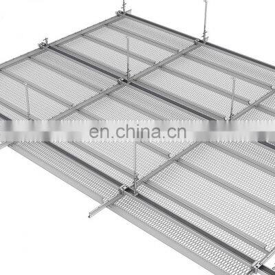 Customization Aluminum Expanded Metal Mesh  Suspended Ceiling Tiles Frame Panels