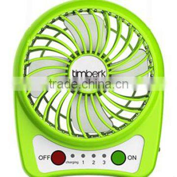 Multi-functional Rechargeable Mini USB Fan Lithium Battery Fan photo-2