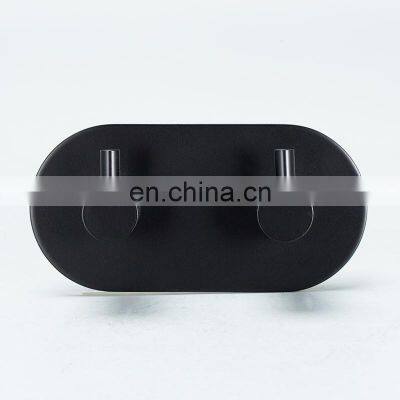 Direct Factory Supply Customized Logo Double Heads Hook Towel Wall Door Mounted Hanger For Kitchen Bathroom photo-2