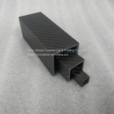 high strength Right angle  R1 3K twill matte square foursquare quadart carbon fiber tubing tube