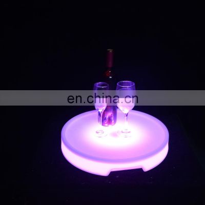 Champagne Wine Drinks Beer Bucket Portable Party Use Led Rechargeable Party Night club decoration luminous plastic LED