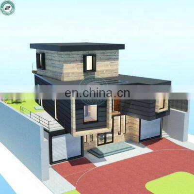 3 Storey Splendid Modular Container Structure House 5 Bedroom Modern Prefab Residence Dubai Container House photo-3