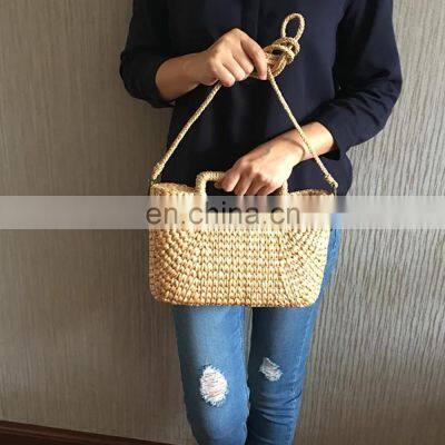 Water Hyacinth Handbag, Tote Bag, Crossbody Beach Bag Eco Basket Wholesale photo-5